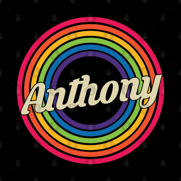 Anthony - Retro Rainbow Style by MaydenArt