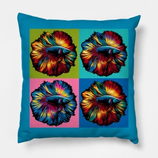 Male Betta - Cool Tropical Fish Pillow