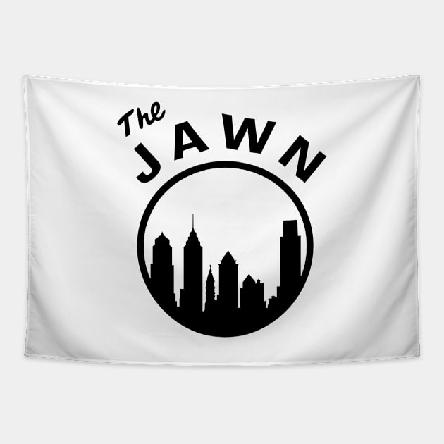 The Jawn - White/Black Tapestry by KFig21