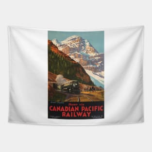 Canadian Pacific Railway - Vintage Travel Tapestry