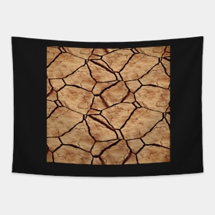 Cracked Earth 1 Tapestry