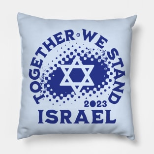 Together We Stand Israel Pillow