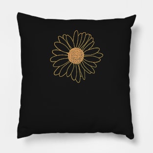 Daisy Marigold Repeat Pillow