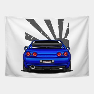 Monster Skyline GT-R R32 (Bayside Blue) Tapestry