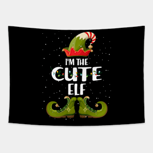 Im The Cute Elf Christmas Tapestry