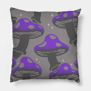 Sparkling Mushroom Pattern 4 Pillow