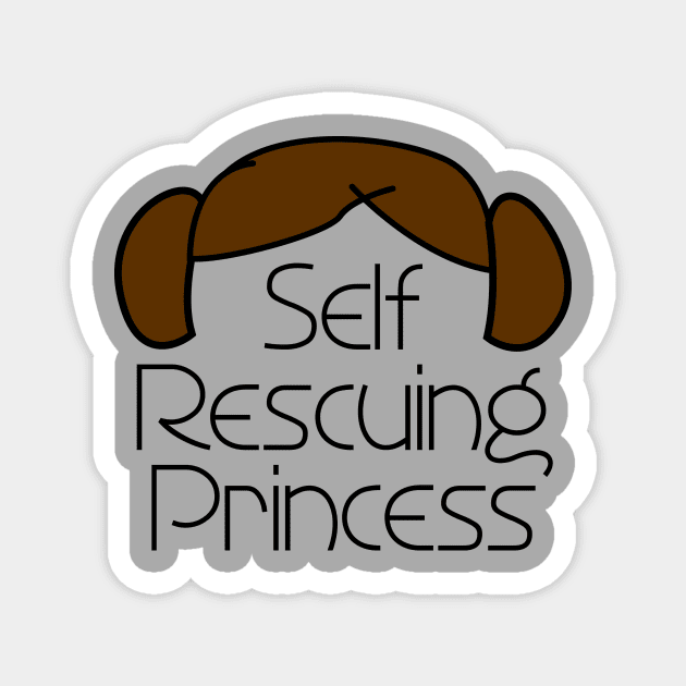 Self Rescuing Princess of Alderaan Magnet by nothisispatr.ck