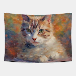 impressionism art cat pt3 Tapestry