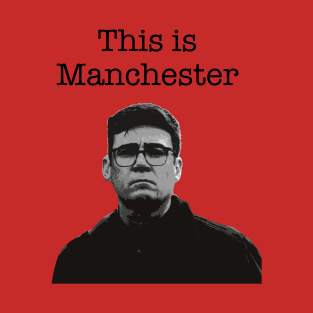 Andy Burnham This is Manchester | Mayor Manchester | Black Print T-Shirt