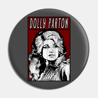 Vintage Retro Dolly Parton Pin