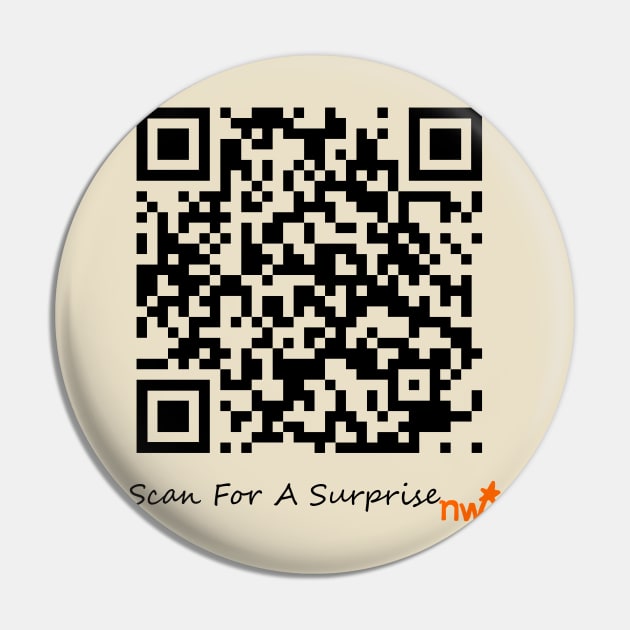 Surprise QR Code Pin by nenedasher