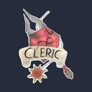 Cleric D&D Class T Shirt T-Shirt