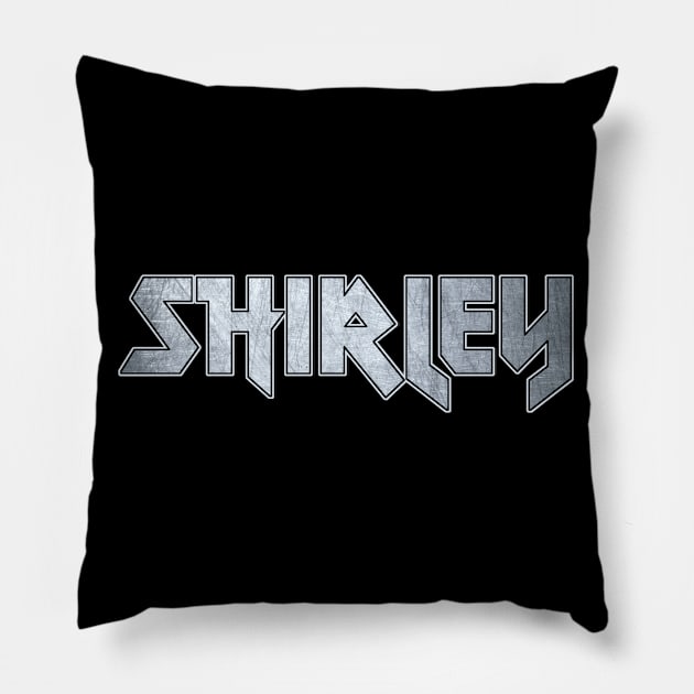 Heavy metal Shirley Pillow by KubikoBakhar