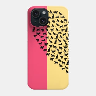 A heart of cats Phone Case