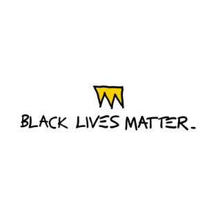 Black Lives Matter Text T-Shirt