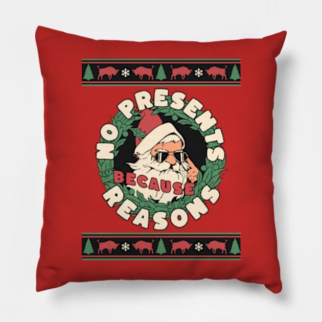 Max Secret Santa Pillow by Worldengine