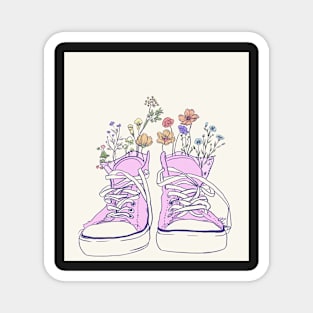 Flowering Chucks Magnet