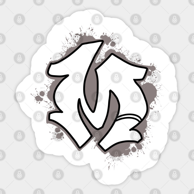 Graffiti M Graffiti Sticker Teepublic