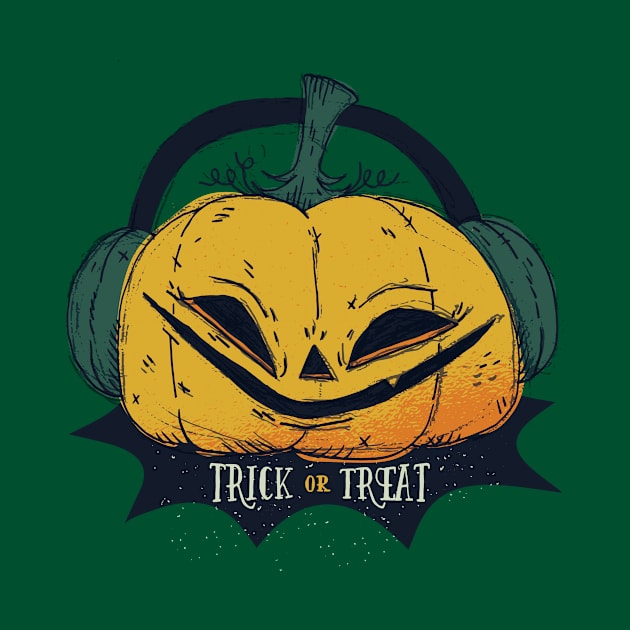 Cool Halloween Pumpkin Graphic Design by CoolArts