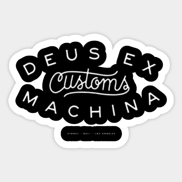 Deus ex machina Vinilo Pegatina Calcomanía X 2