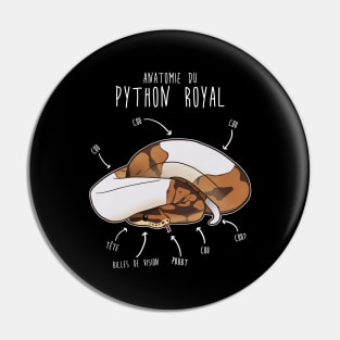 Anatomie Du Python Royal, Français Piebald Ball Python Pin