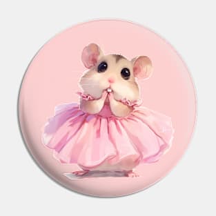 Coquette Hamster girl Pin