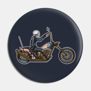 American motorcycle Pin