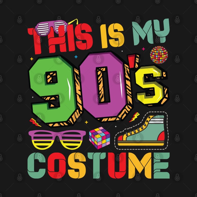 This Is My 90s Costume 1990s Retro Vintage 90s Party Lovers by Sowrav