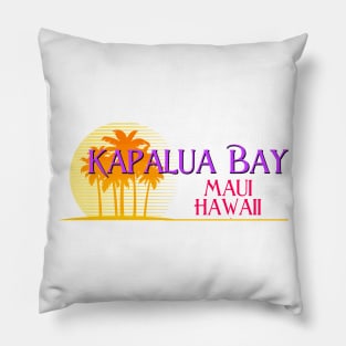 Life's a Beach: Kapalua Bay, Maui, Hawaii Pillow