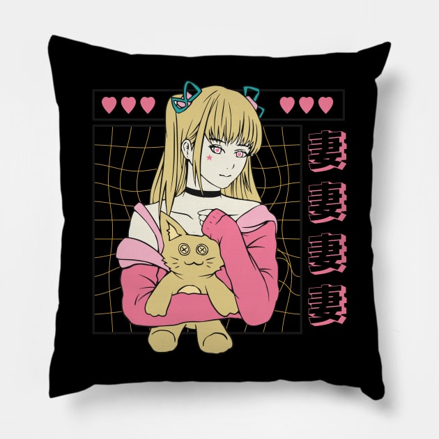 Anime 12 Pillow by Verboten