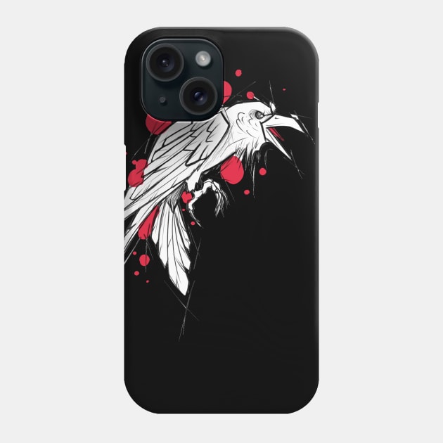 Raven crow Phone Case by trainwreck911