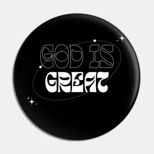 God is great Pin