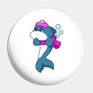 Dolphin Headache Pin