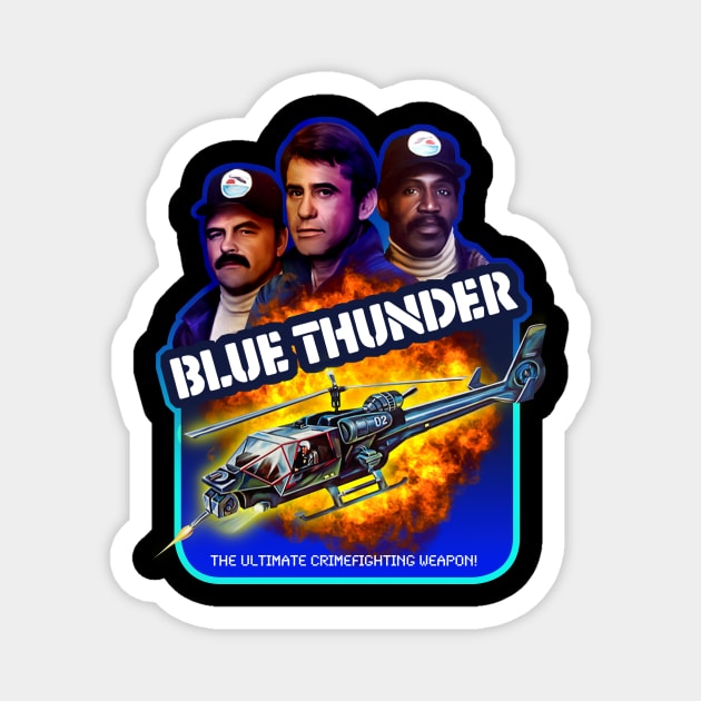 Thunder Blue Magnet by Trazzo