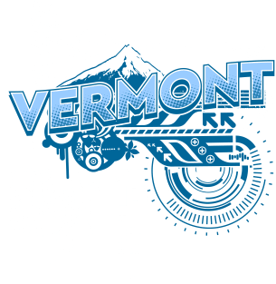 Vermont Ski Magnet