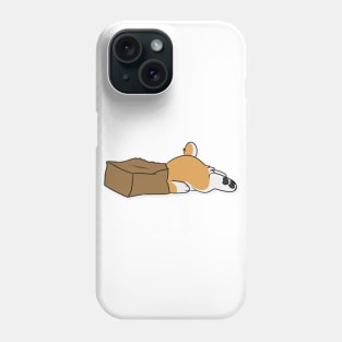 Tired corgi Phone Case