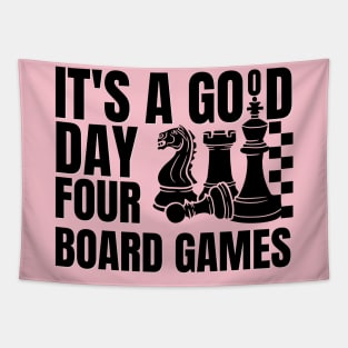 Good day for board games Christmas Chess Tapestry