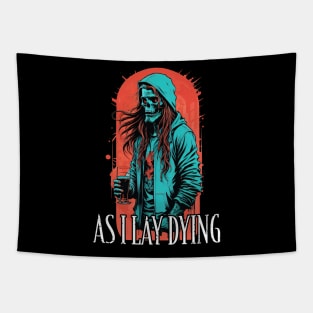 As I Lay Dying Long Haired Metal Tapestry