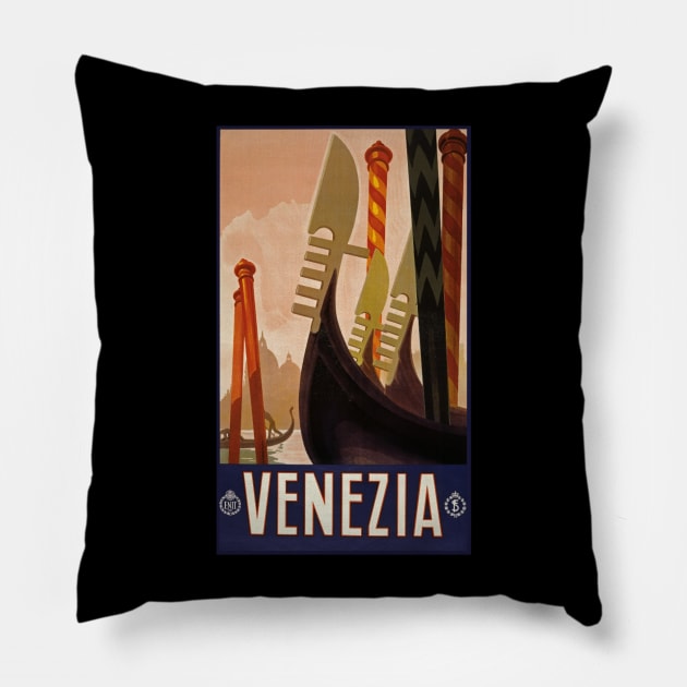 Venezia Italy Pillow by Horisondesignz