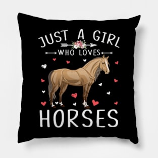 Horse Riding Lover Women Pillow