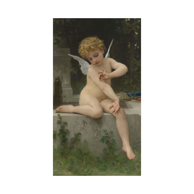 L'amour Au Papillon by William-Adolphe Bouguereau by Classic Art Stall