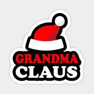 Grandma Claus Logo Design Magnet