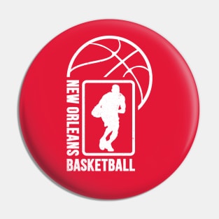 New Orleans Basketball 02 Pin