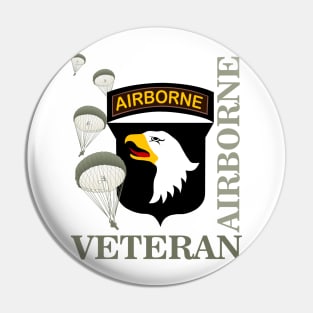 101st Airborne Veteran Pin