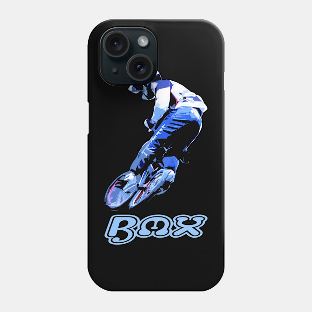 bmx race Phone Case by rickylabellevie