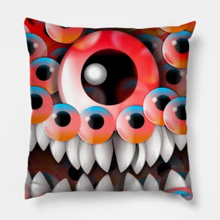Eyeball Monster Pillow