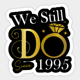 25th Wedding Anniversary Gifts Aufkleber Teepublic De
