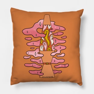 Spooky Lava Lamp Pillow