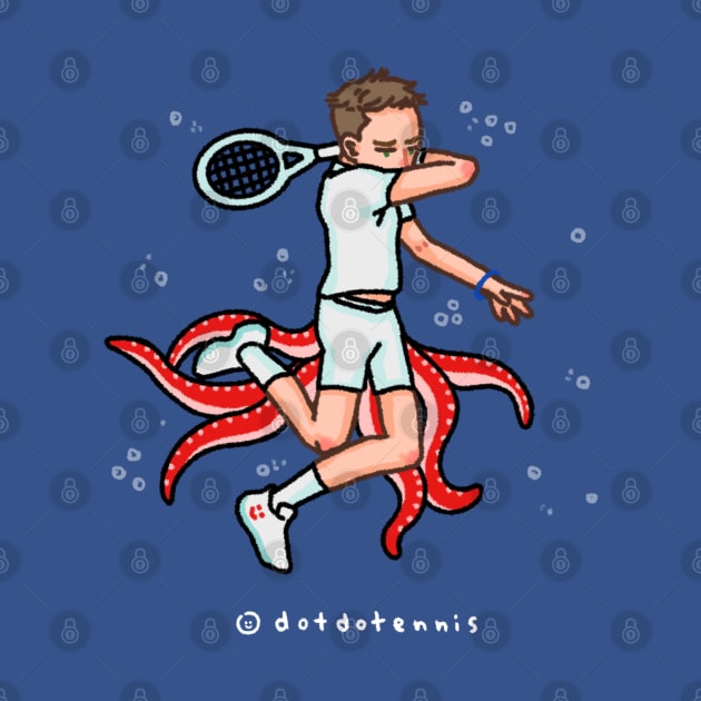 Daniil Medvedev as Octopus by dotbyedot