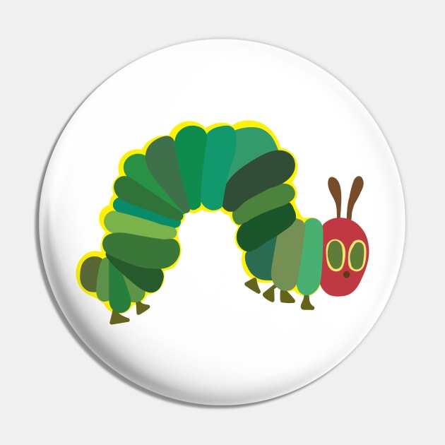 The Very Hungry Caterpillar Pin by FoxtrotDesigns